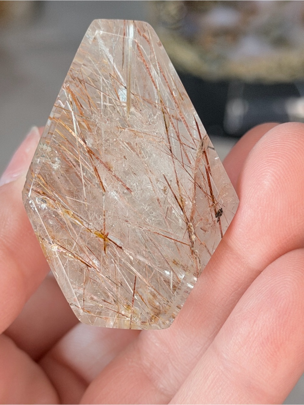 Clear Quartz Point | Rutile Inclusions - Multi-Tone Madagascar - Picture 11 of 11